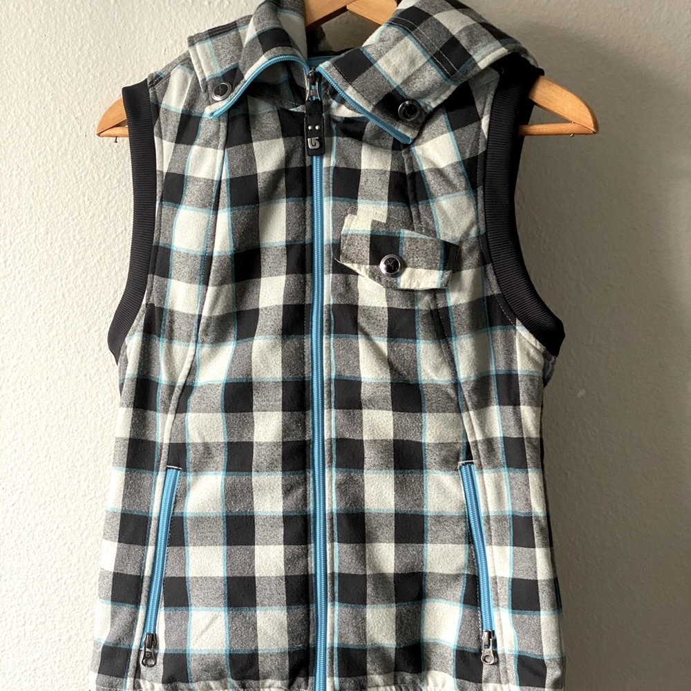 Burton Plaid Dry Ride Vest •M•